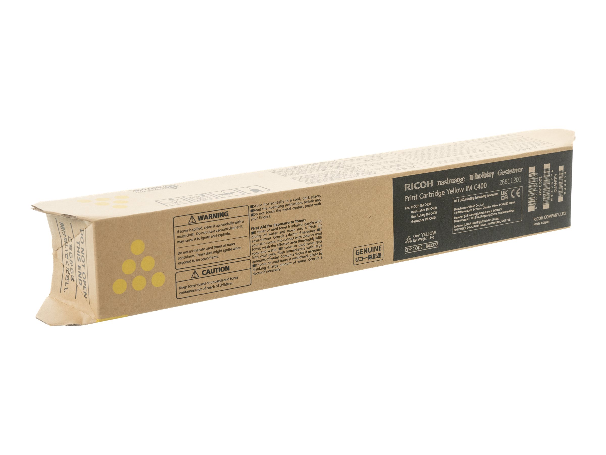 Ricoh IM C400 Gul 8000 sider Toner 842377