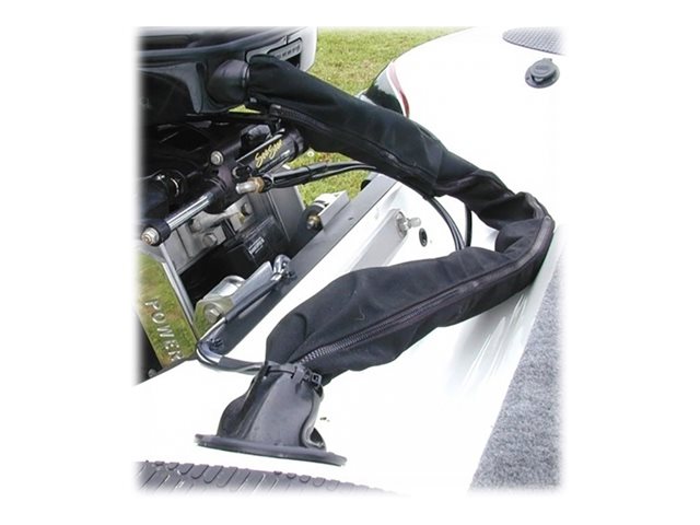 Delock Woven Sleeve with zip fasterner heat-resistant 1m Sort