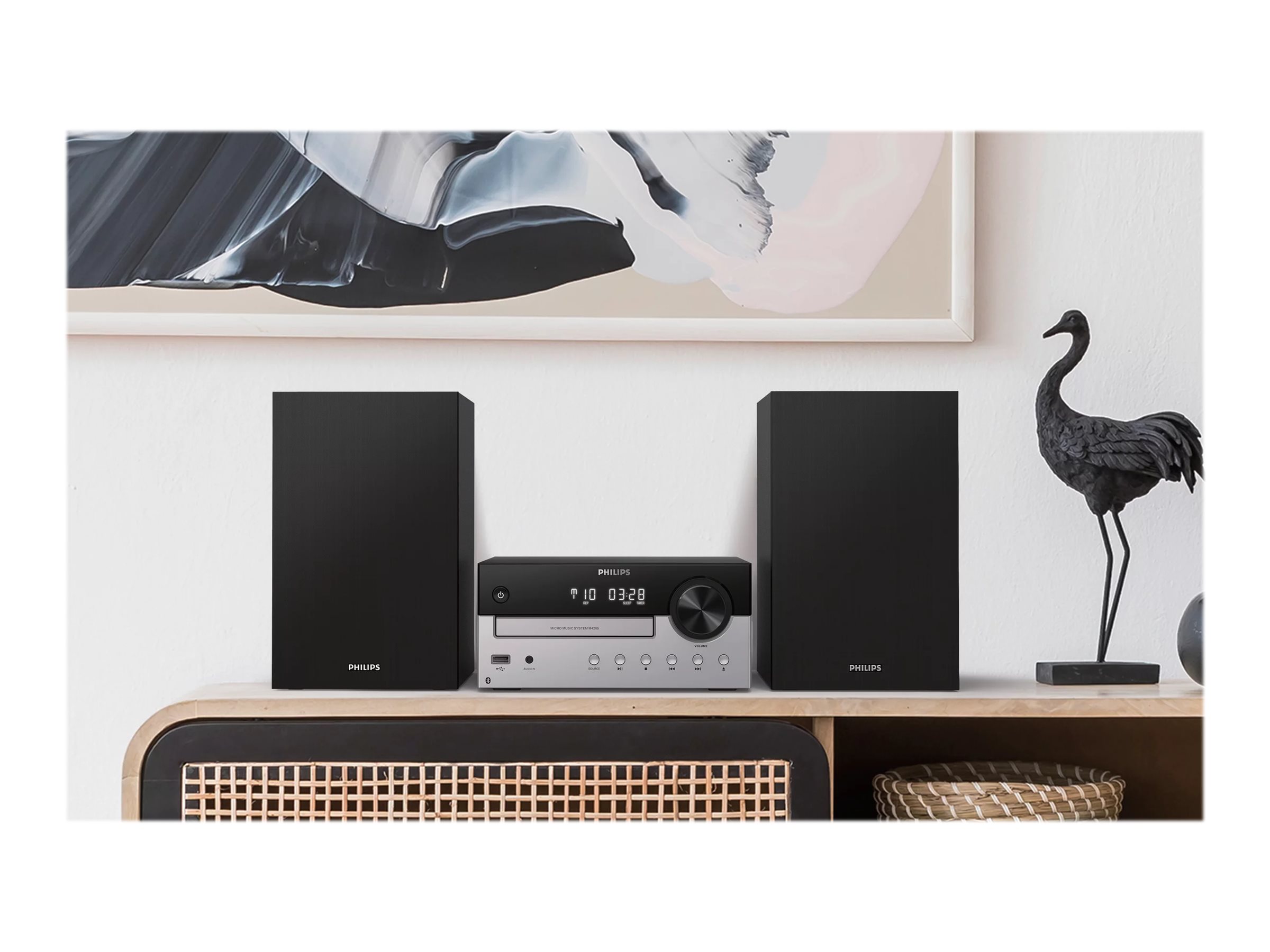 Philips Micro Music System TAM4205 Cd / MP3-afspiller Digital afspiller Radio Bluetooth-audiomodtager