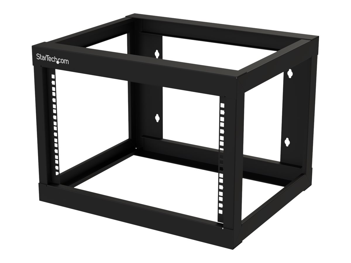 StarTech.com 6U 19 Wall Mount Network Rack 19 Deep 2 Post Open Frame for Server Room Data/AV/IT/Communication/Computer Equipment/Patch Panel Cage Nuts/Screws Hook/Loop, Cisco 2960 - 19 Inch Wallmount Rack (RK619WALLO) Rack Sort