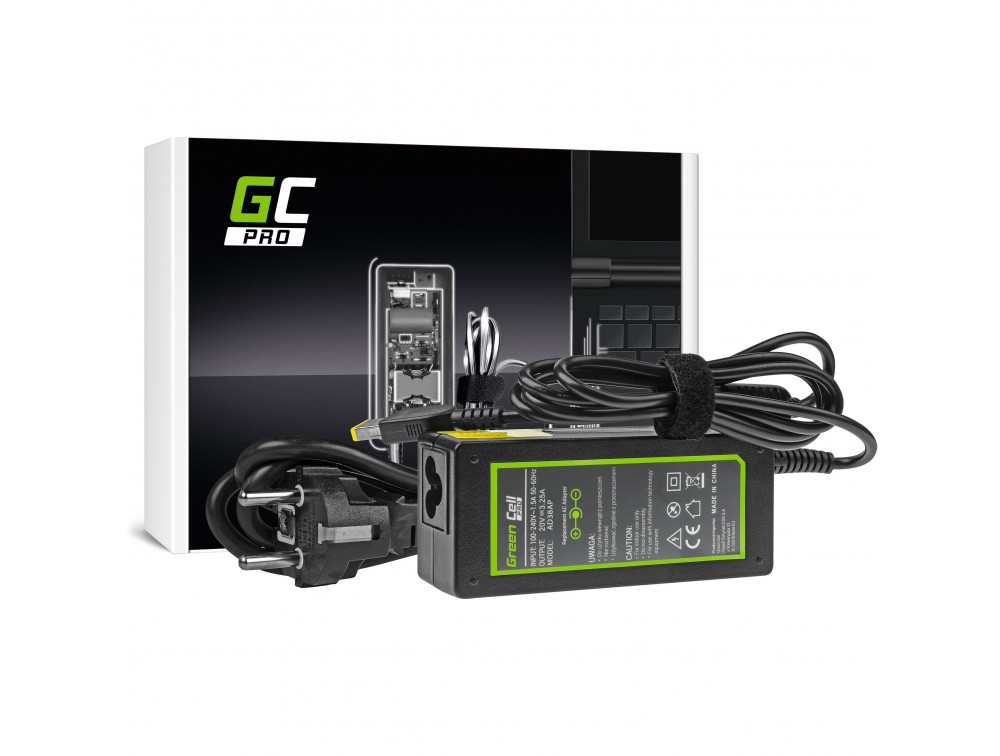 Green Cell AC adapter PRO 20V 3.25A 65W for Lenovo