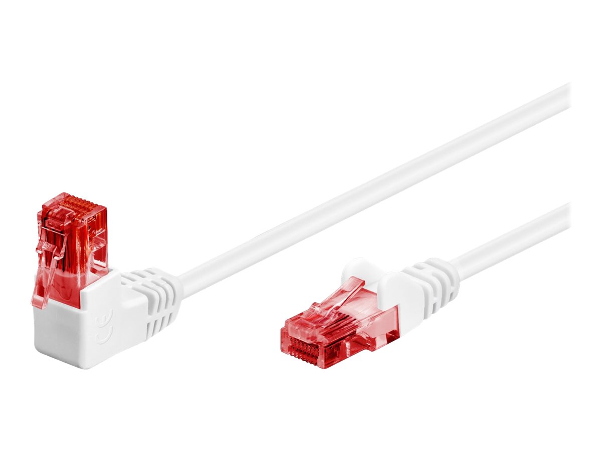 goobay CAT 6 Ikke afskærmet parsnoet (UTP) 1m Patchkabel Hvid