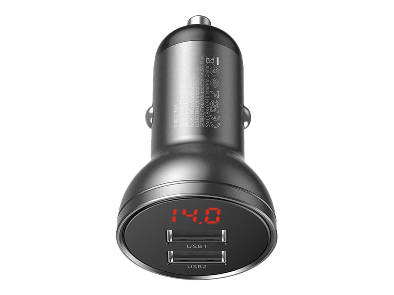 Baseus Bilstrømsadapter 24Watt