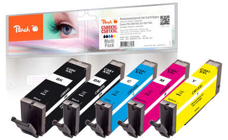 Peach PI100-396 Sort, Cyan, Magenta, Foto sort, Gul 600 sider Blæk
