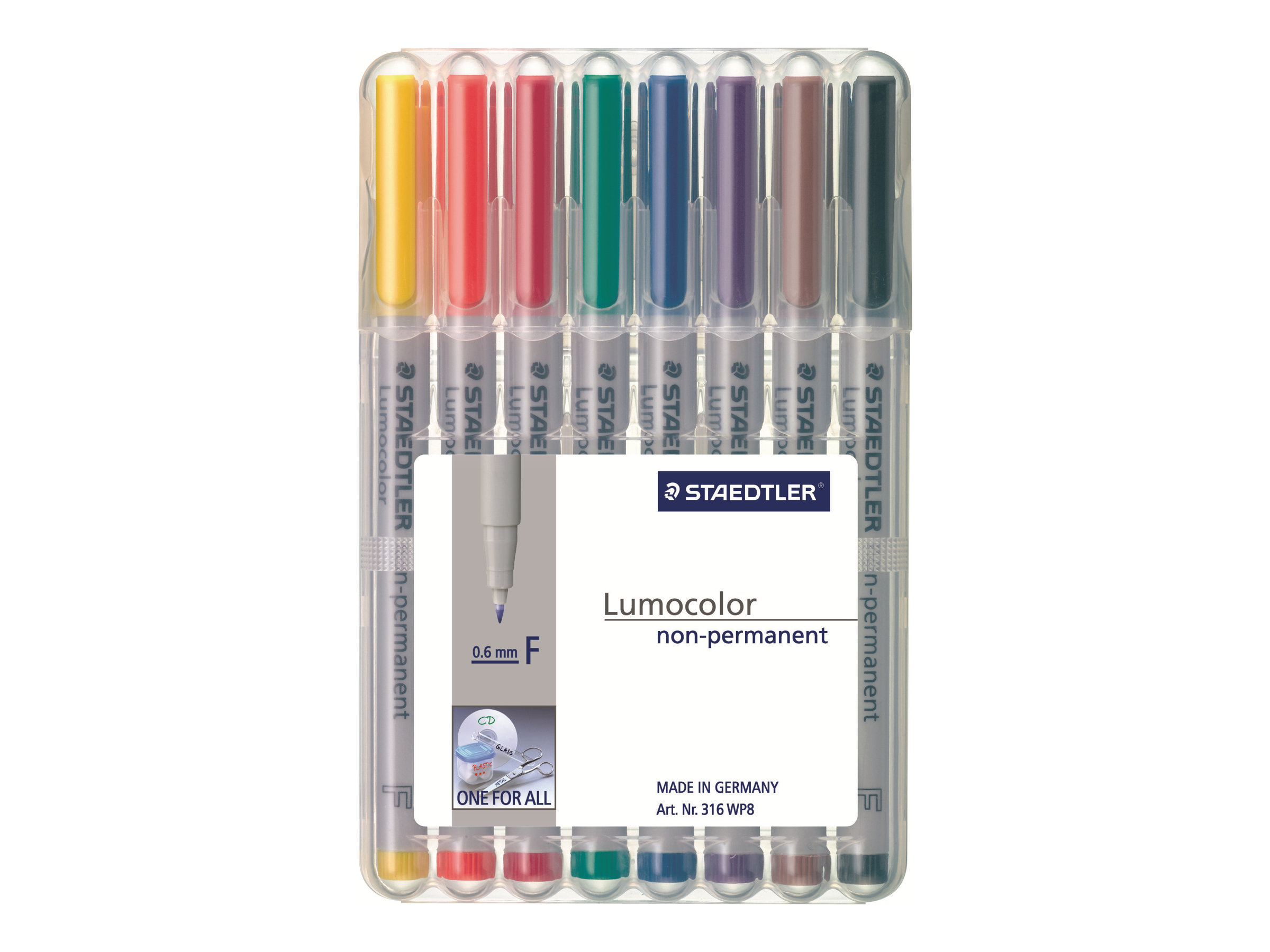 STAEDTLER Lumocolor Fiberspidspen