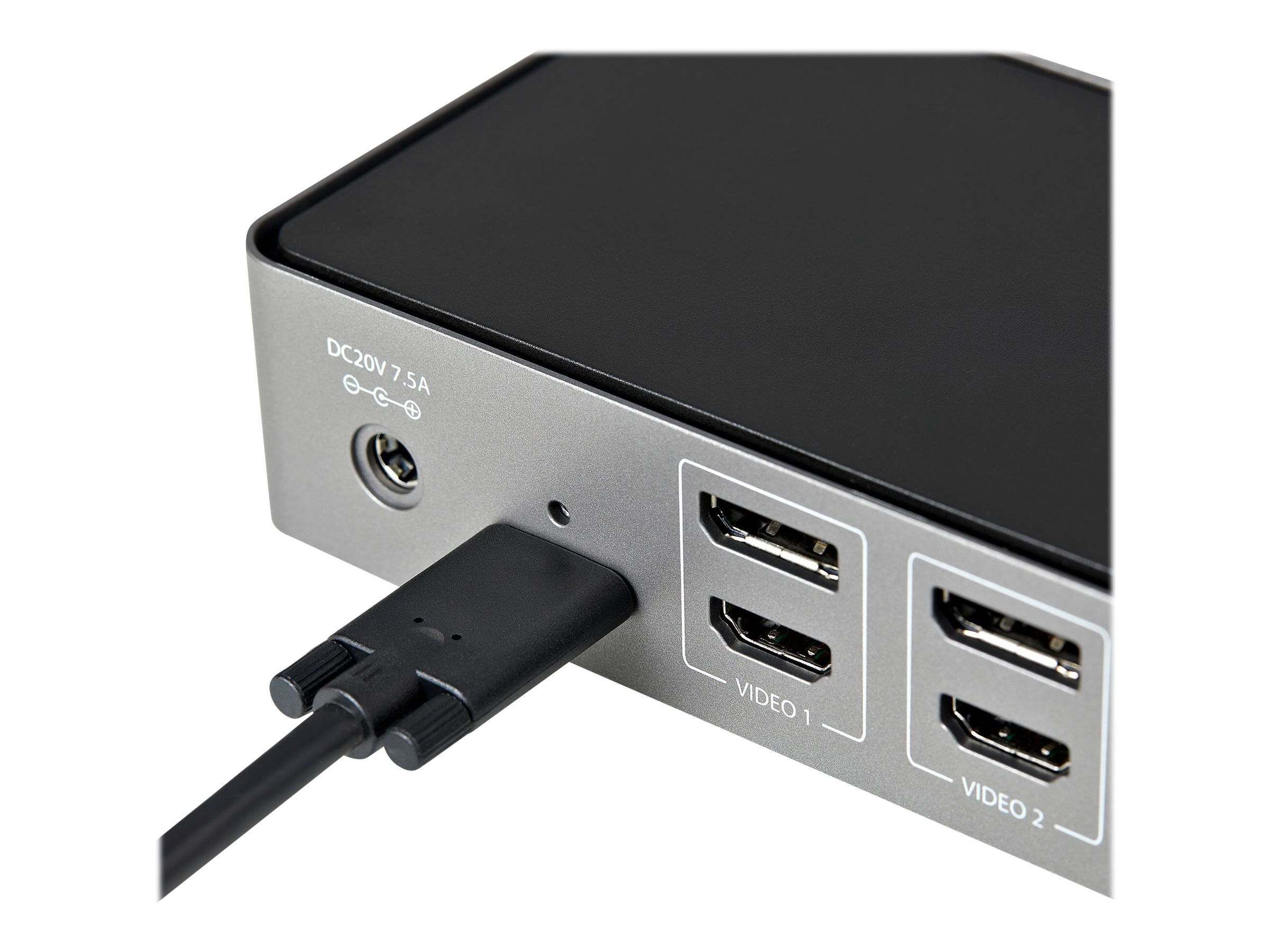 StarTech.com USB-C & USB-A Dock, Hybrid Universal Triple Monitor Laptop Docking Station w/ DisplayPort & HDMI 4K 60Hz, 85W Power Delivery, 6x USB Hub, Ethernet, Audio, USB 3.1 Gen 2 10Gbps - Multi-Monitor Dock (DK31C3HDPDUE) USB-C Dockingstation