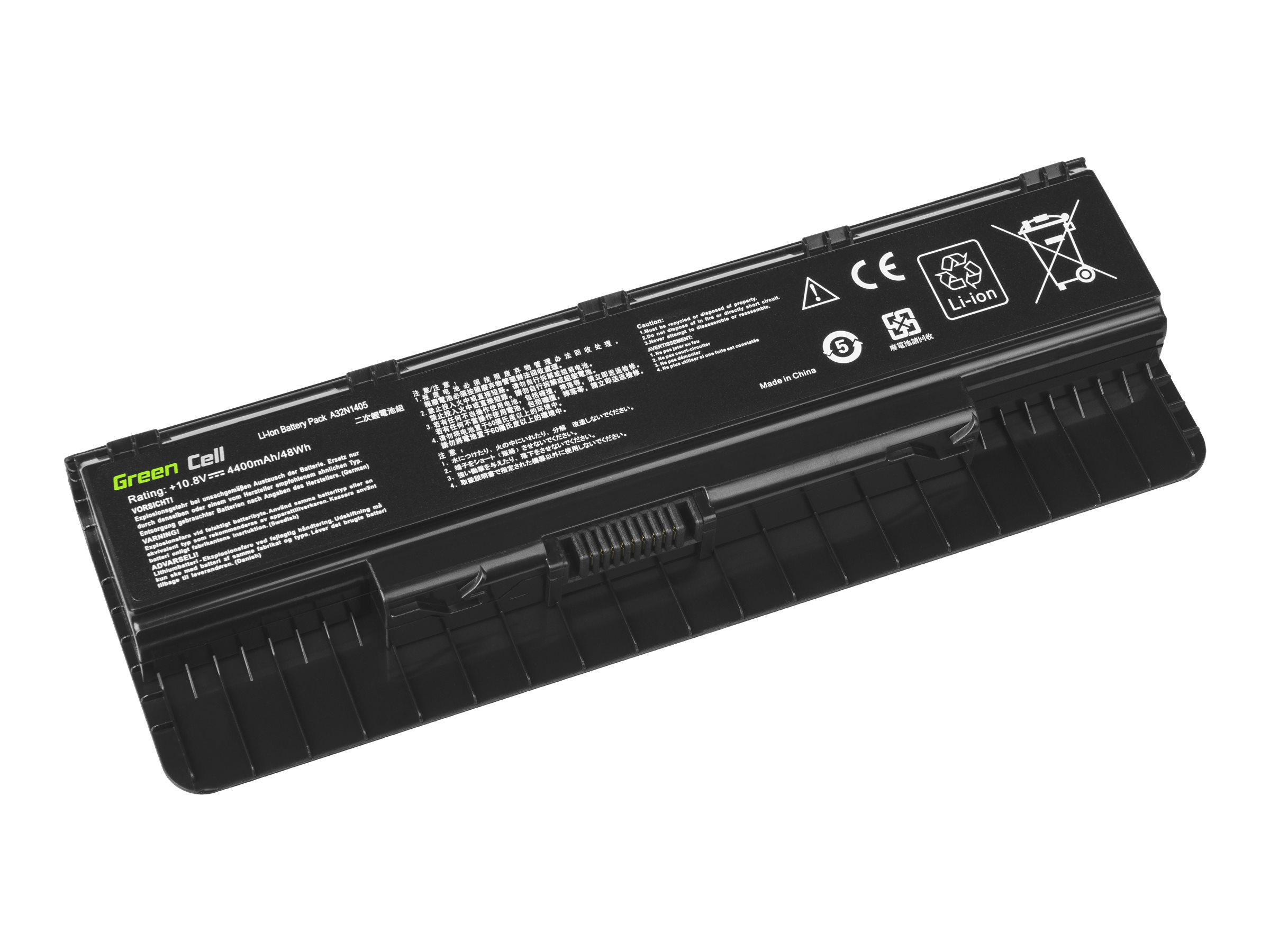 Green Cell Batteri til bærbar computer Litiumion 4400mAh