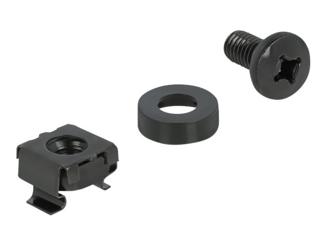 DeLOCK Rack-monteringspakke Sort