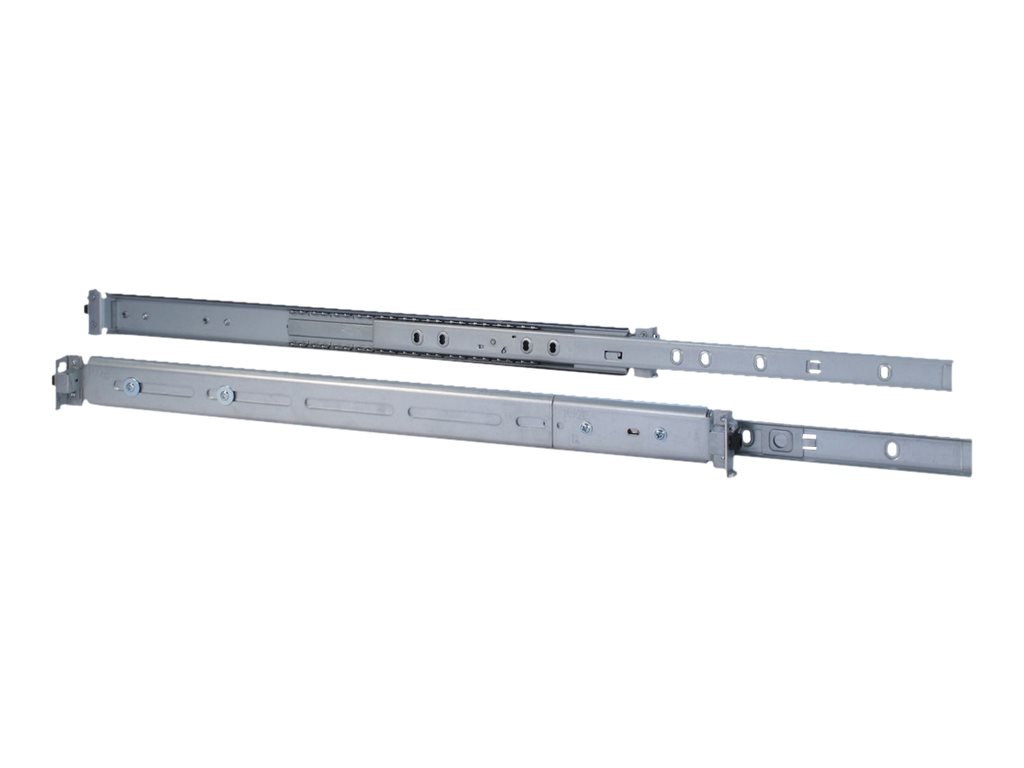 Inter-Tech Telescopic rail Kit til rack med spor Grå