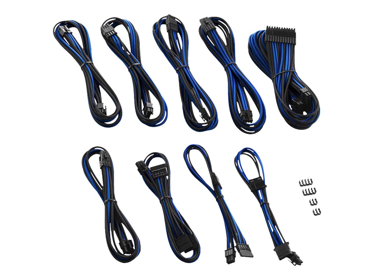 CableMod PRO ModMesh RT-Series Cable Kit Strømkabelpakke Sort Blå
