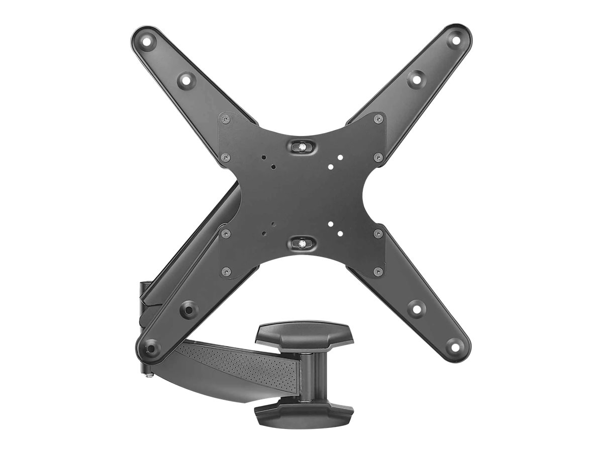 Manhattan TV & Monitor Mount, Wall, Spring Arm, 1 screen, Screen Sizes 21-55, Black, VESA 75x75 to 400x400mm, Max 30kg, LFD, Height Adjustable Swivel Arm, Lifetime Warranty