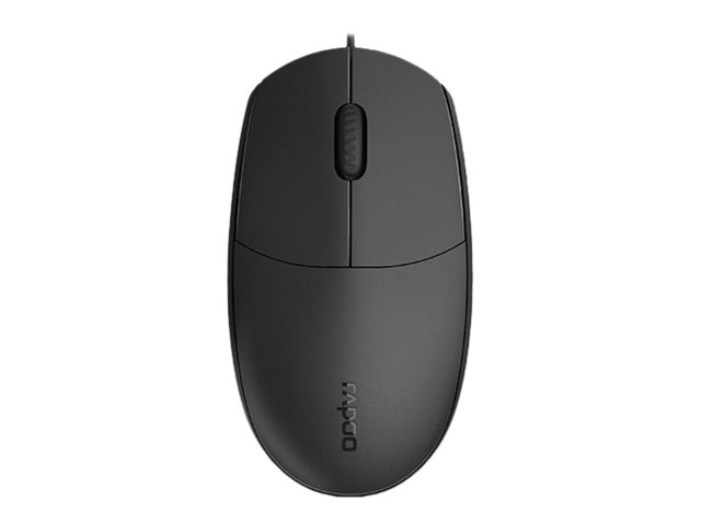 Rapoo N100 Optisk Kabling Sort