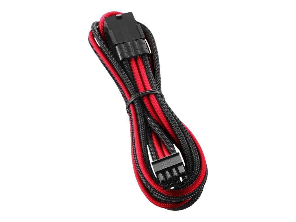 CableMod PRO Series ModMesh Forlængerkabel til strøm 45cm Sort Rød