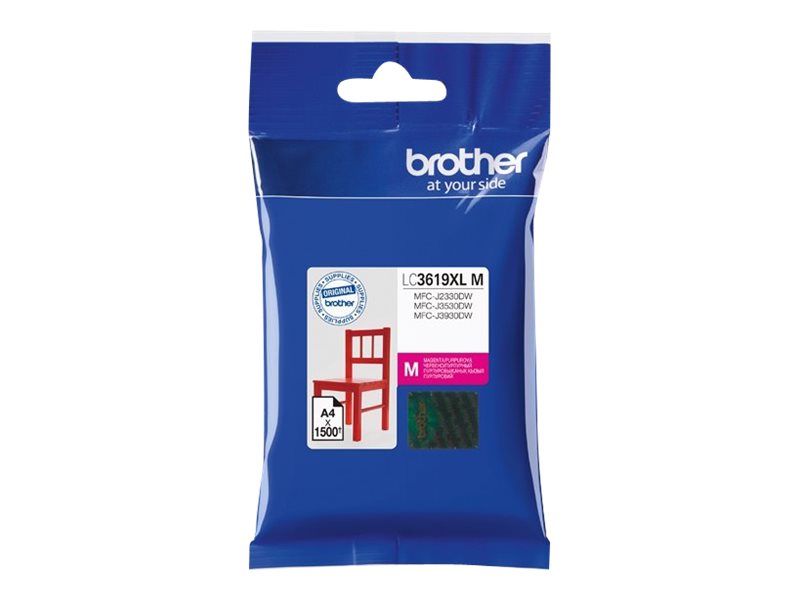 Brother LC 3619XLM Magenta 1500 sider Blæk