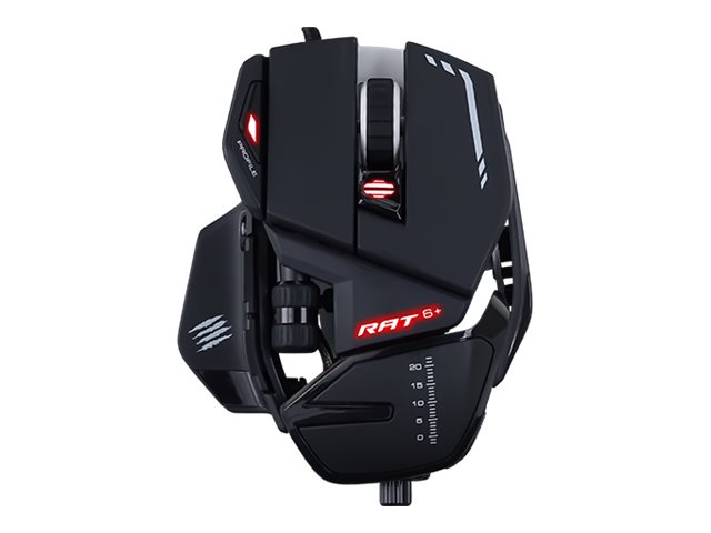 Mad Catz R.A.T.6 Optisk Kabling Sort