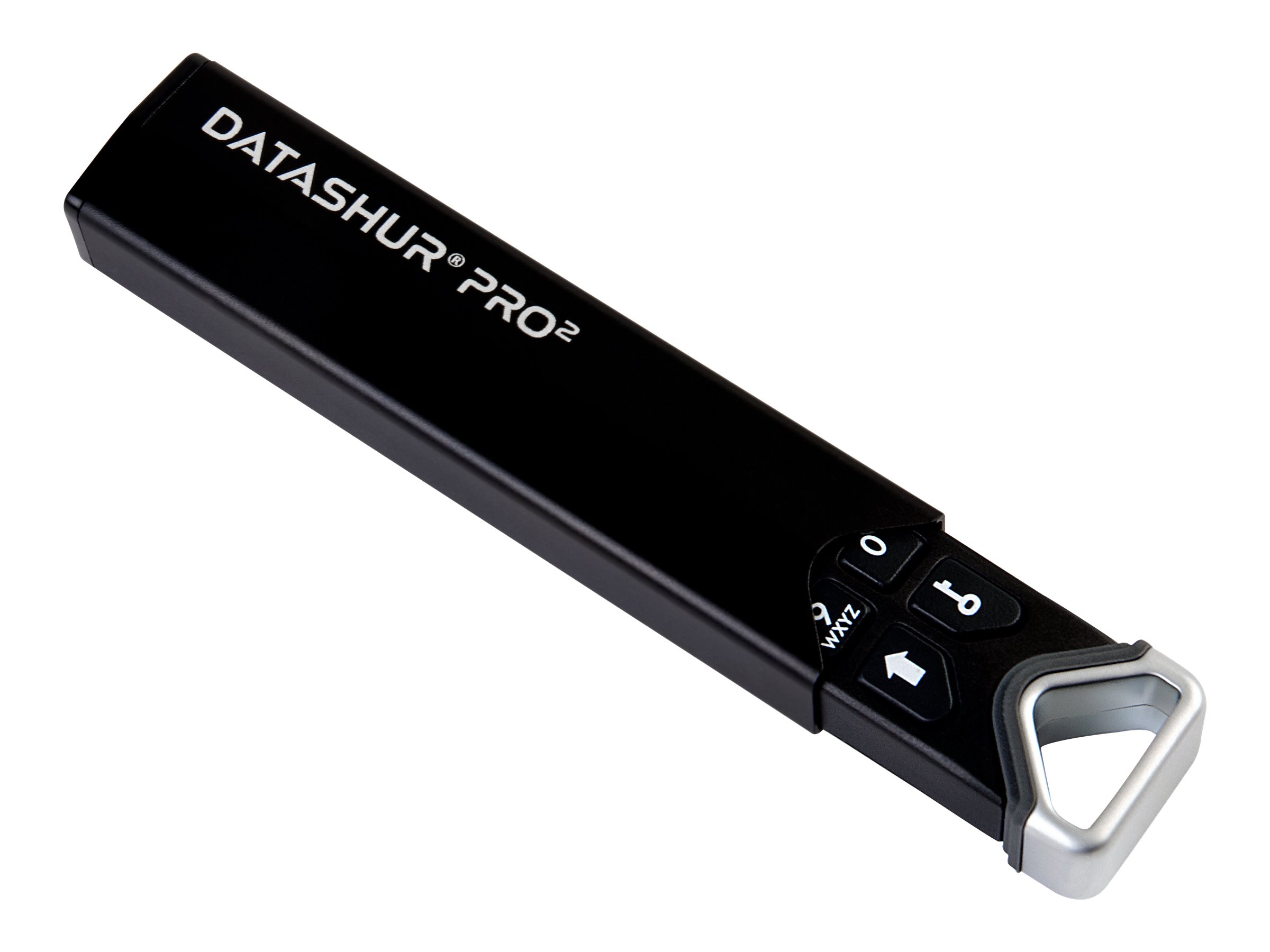 iStorage datAshur Pro2 64GB USB 3.2 Gen 1 Sort