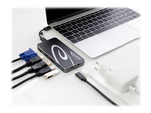DeLOCK USB Type-C 3.2 Dockingstation 4K USB-C 3.2 Gen 1 / Thunderbolt 3 Dockingstation