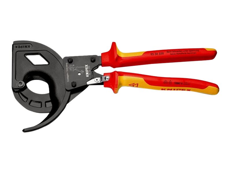 KNIPEX - Kabelskærer - sort atramentiseret