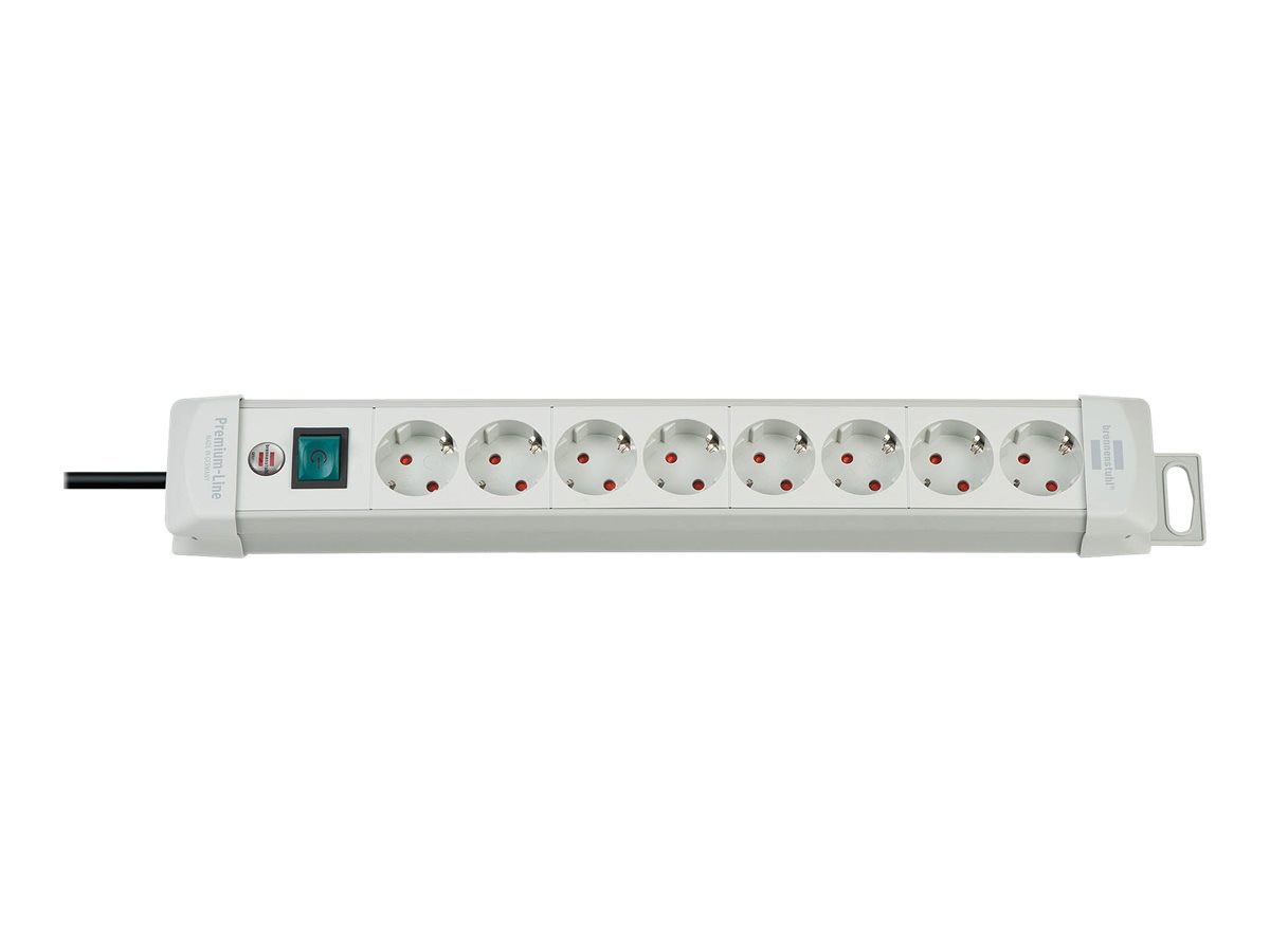 brennenstuhl Premium-Line Strømfordelingsenhed 8-stik Hvid 3m