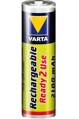 Varta Ni-MH, 2100 mAh, AA Genopladeligt batteri Nikkel-Metalhydrid (NiMH)