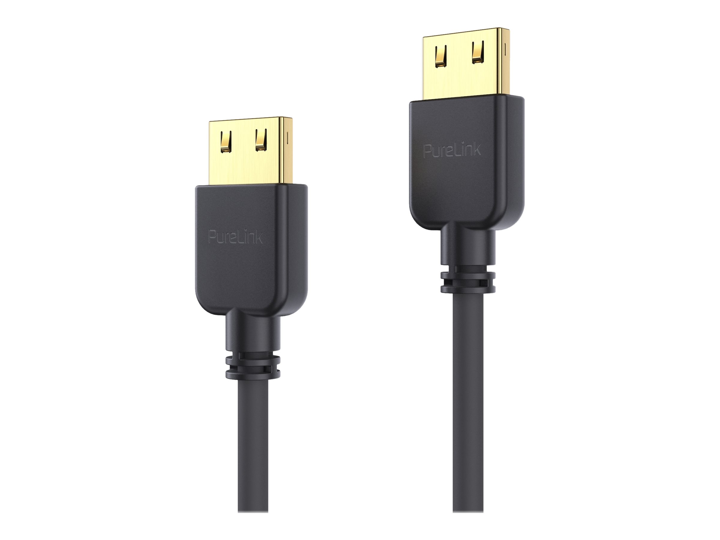 PureLink PureInstall Series HDMI-kabel med Ethernet 30cm Sort