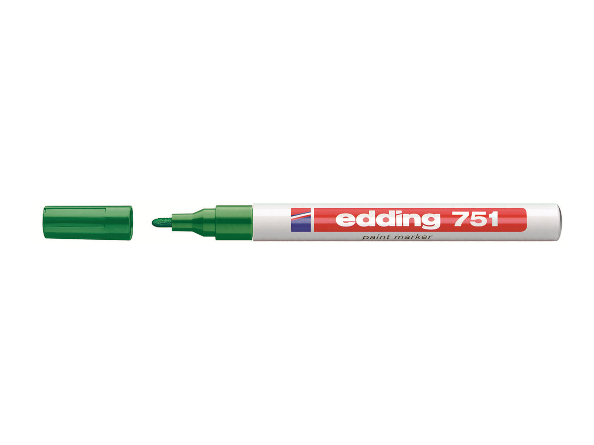 edding 751 paint Markør Grøn