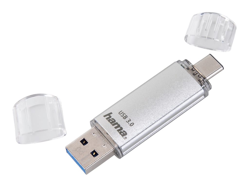 Hama C-Laeta 64GB 3.2 Gen 1 USB stick Sølv
