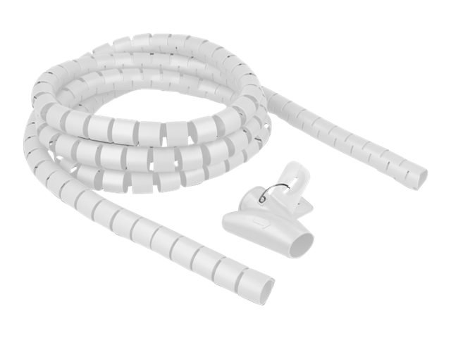 Delock Spiral Hose with Pull-in Tool 2.5m Hvid