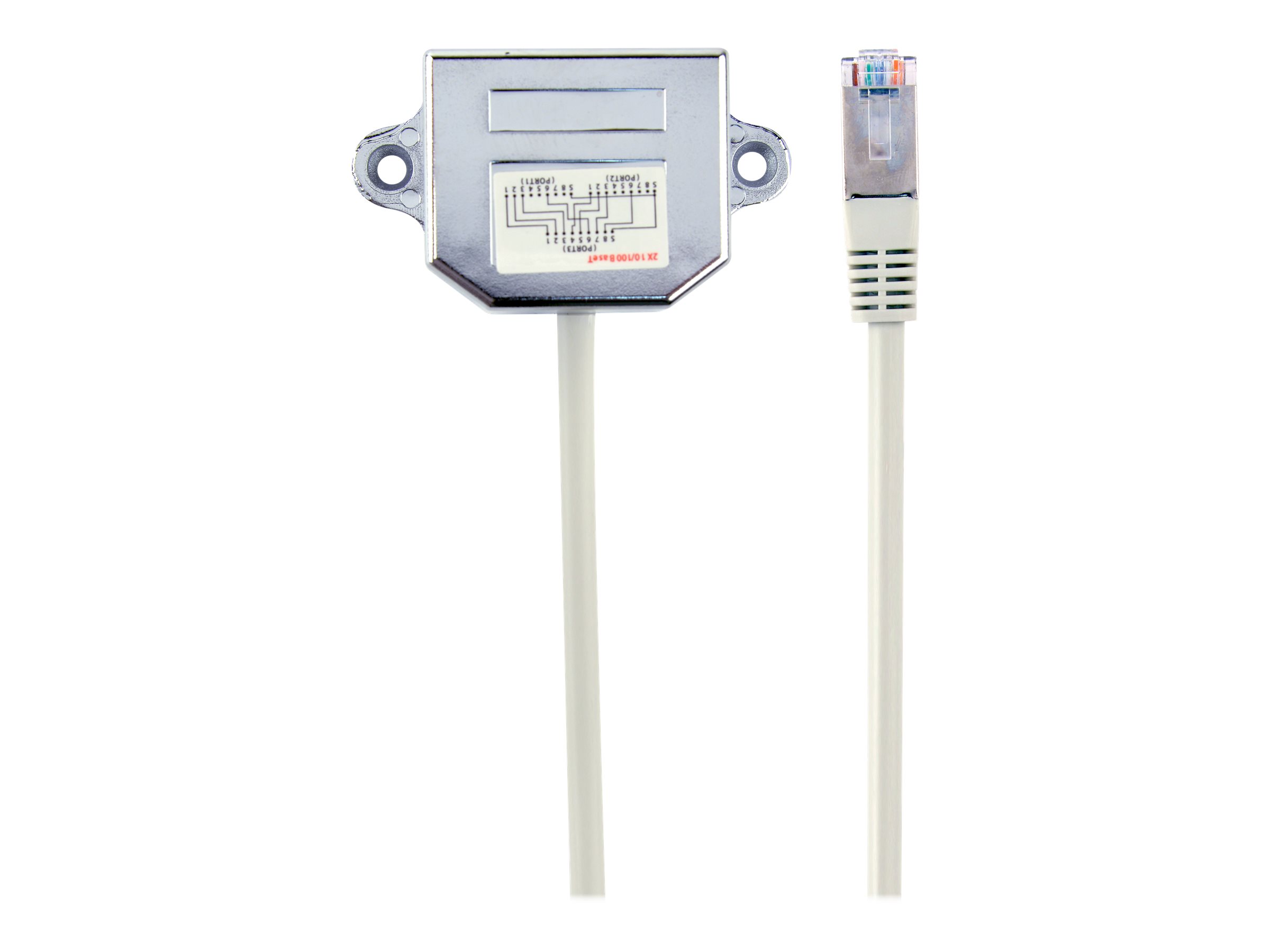 Gembird NCA-SP-02 Kabel med folie og kobberfletning (FTP) 15cm Netværk-splitter