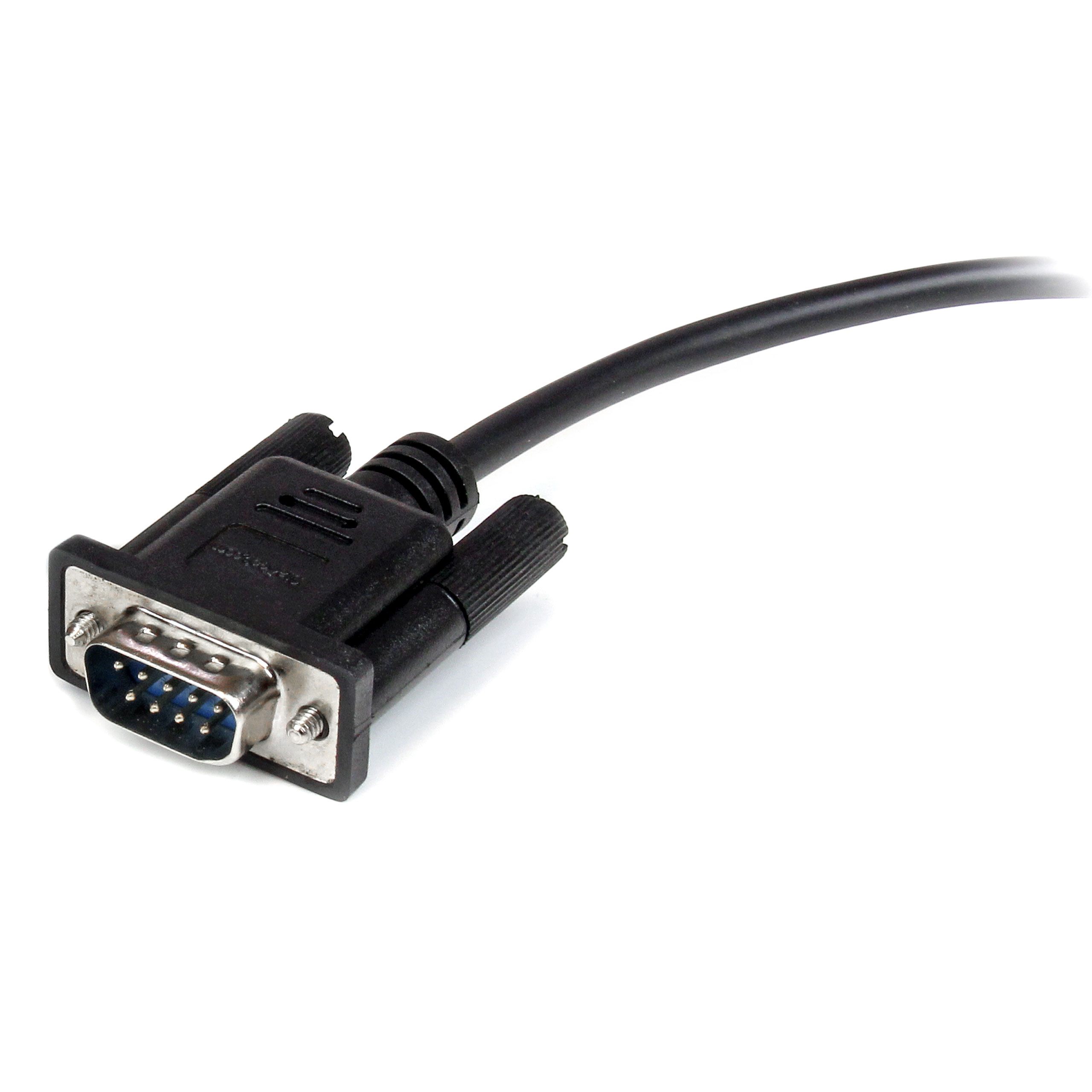 StarTech.com 1m Black Straight Through DB9 RS232 Serial Cable - M/F (MXT1001MBK) Serielforlængerkabel 1m Sort