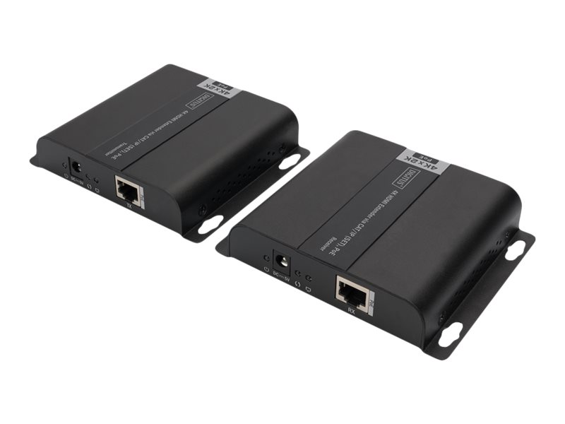 4K HDMI Extender Set over IP/CAT 5 - 6 (120 m) complete PoE powered - UHD 4K@30Hz