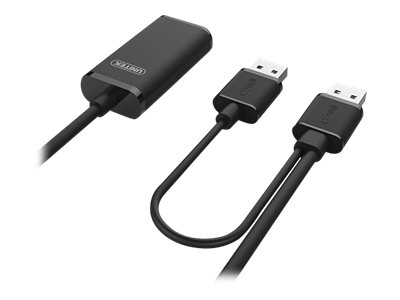 Unitek USB 2.0 USB forlængerkabel 10m Sort