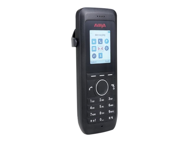 Avaya IX Wireless Handset 3730 Trådløs digitaltelefon Ingen nummervisning Sort