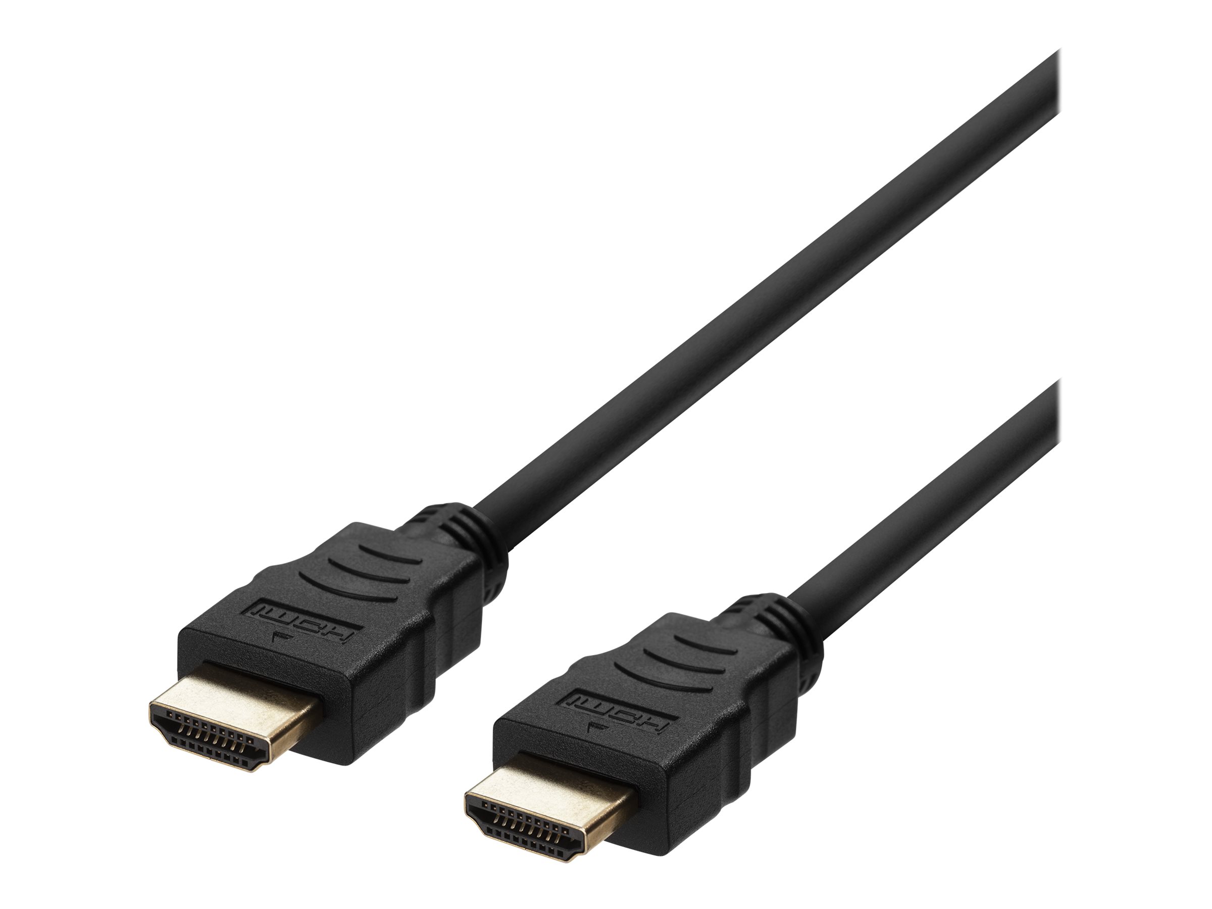 DELTACO HDMI han -> HDMI han 2 m Sort