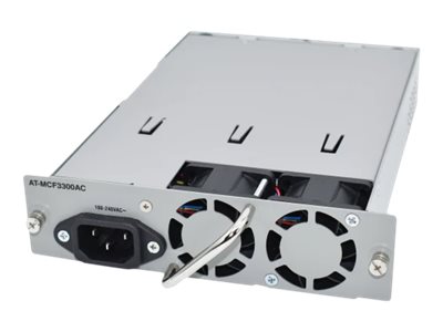 Allied Telesis AT-MCF3300PWR-960 Strømforsyning - hurtigstik/redundant Indstiksmodul Sølv