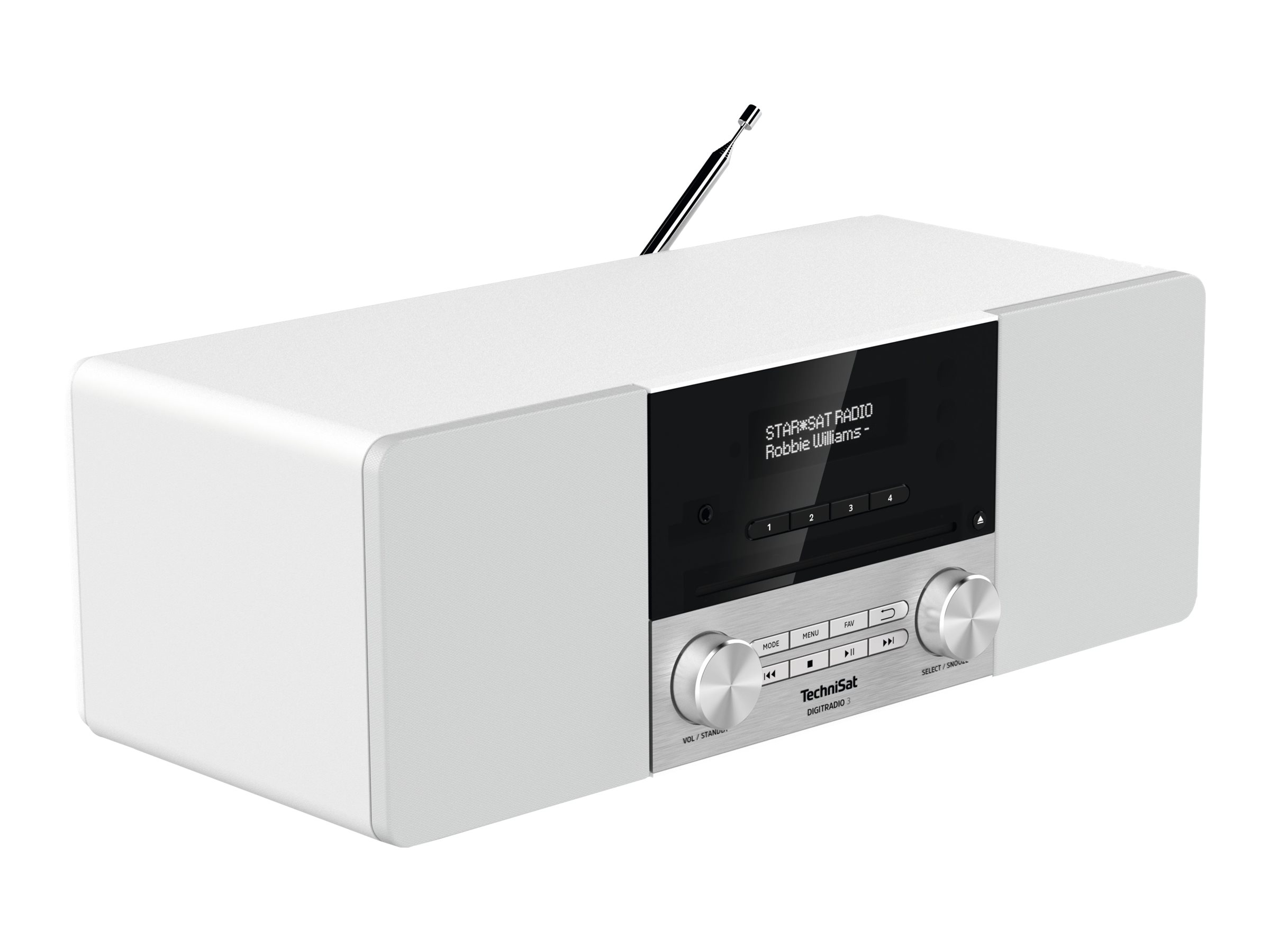 TechniSat 3 Forstærker DAB radio Cd / MP3-afspiller Radio Bluetooth-audiomodtager