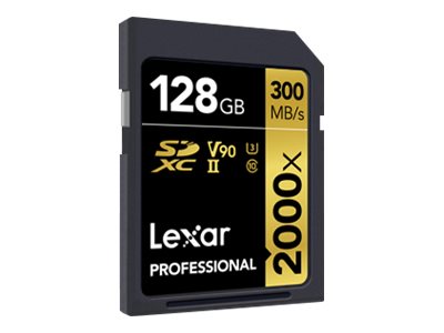 Lexar Professional SDXC UHS-II Memory Card 128GB 300MB/s