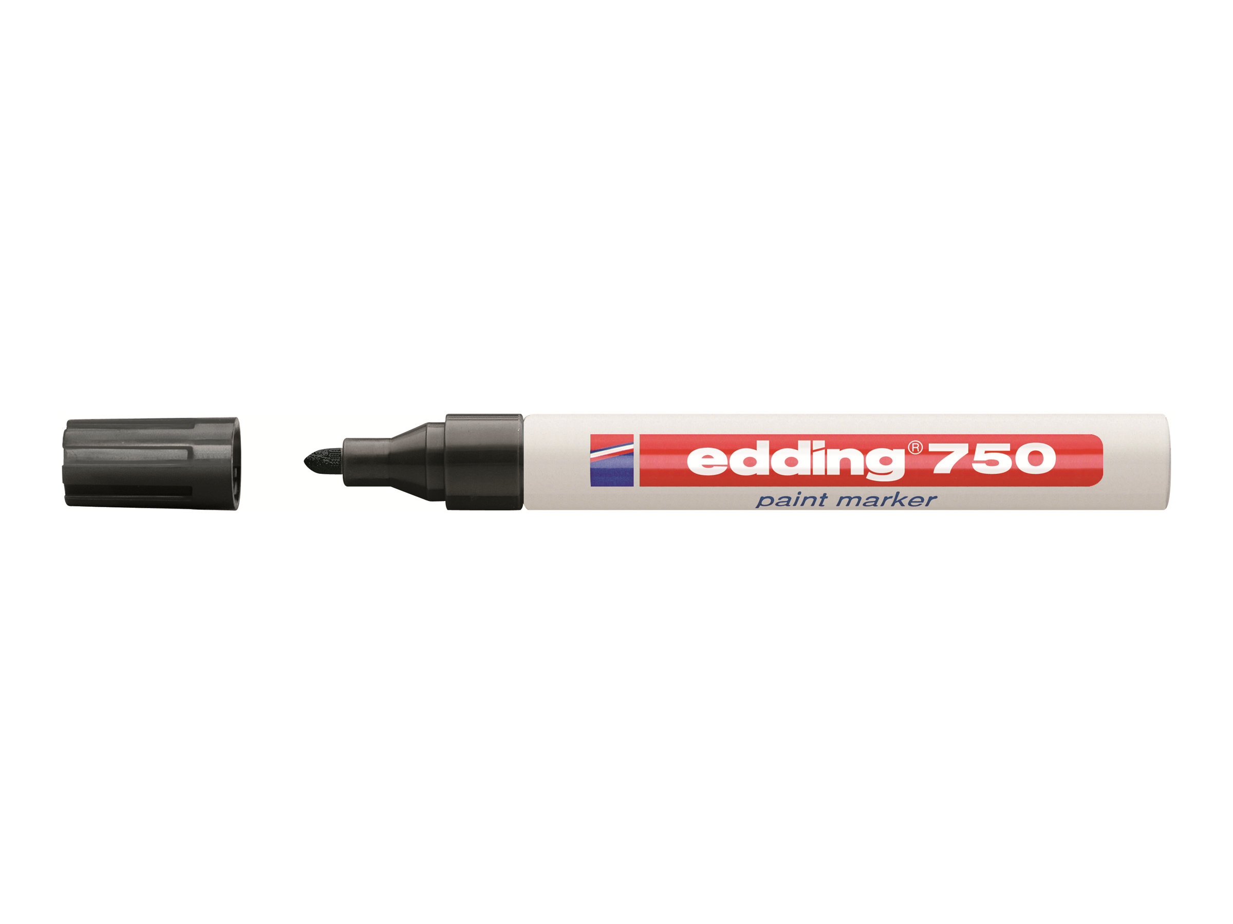edding 750 paint Markør Sort