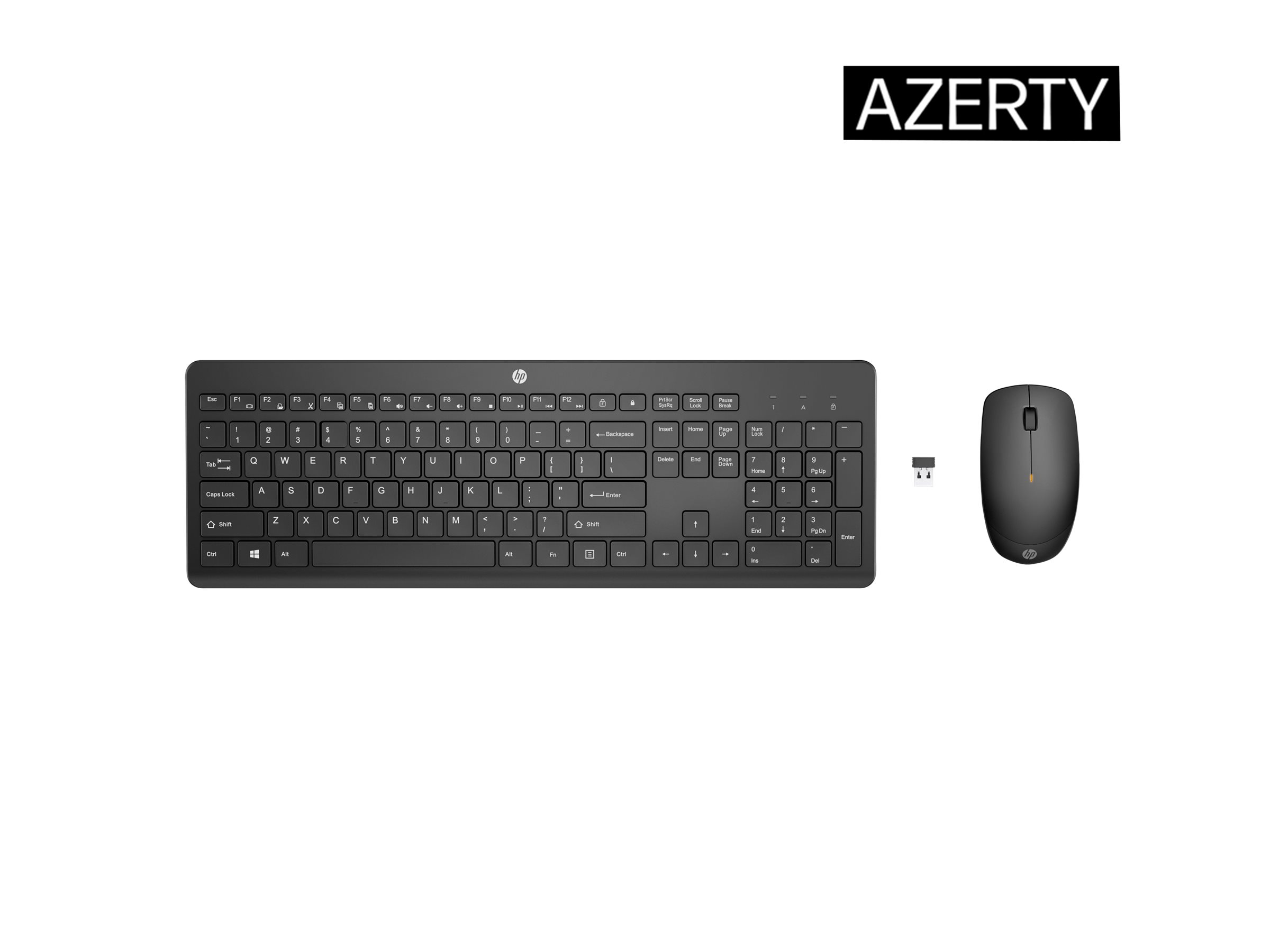 HP 230 Sæt med mus og tastatur Trådløs Tysk