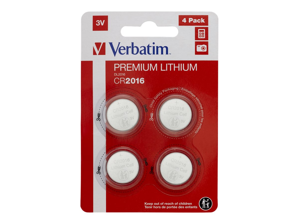 Verbatim Batteri CR2016