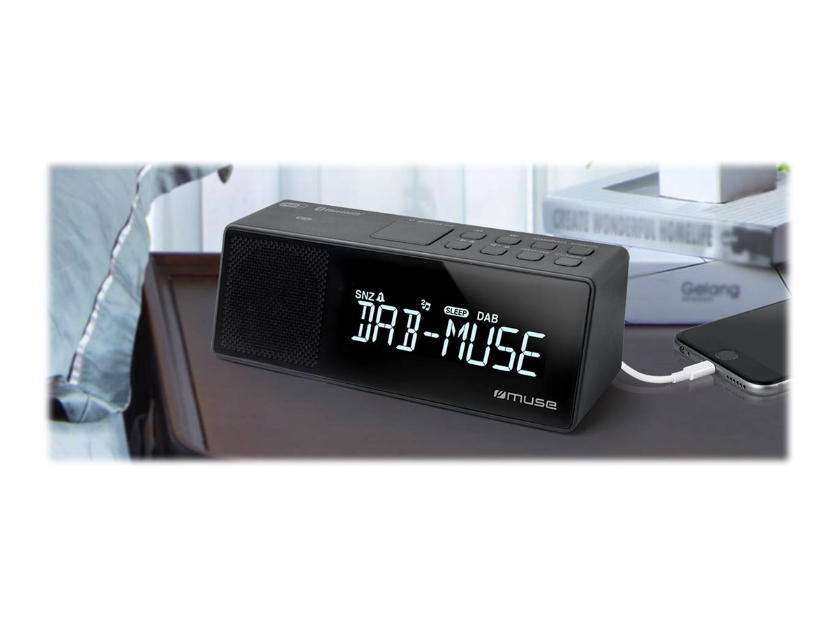 Muse M-172 DBT Clock-radio Sort
