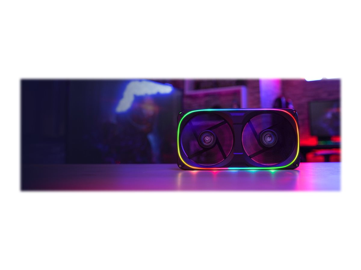 AeroCool Astro 24 Fan 1-pack Sort 120 mm