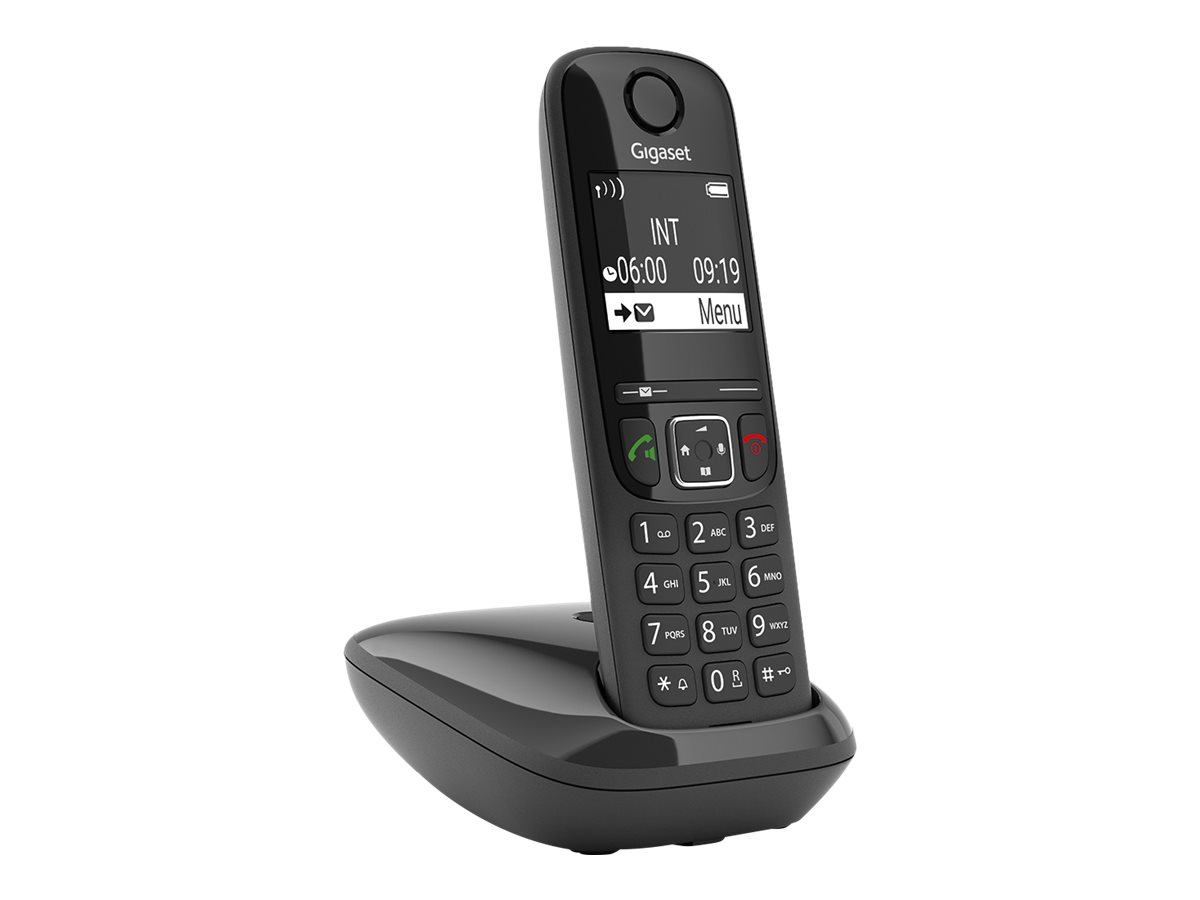 Gigaset A690 Trådløs telefon Ingen nummervisning Sort Sølv
