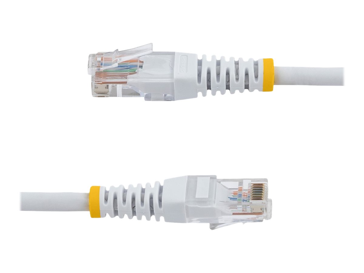 StarTech.com Molded Cat 5e UTP Patch Cable CAT 5e Ikke afskærmet parsnoet (UTP) 15m Patchkabel Hvid