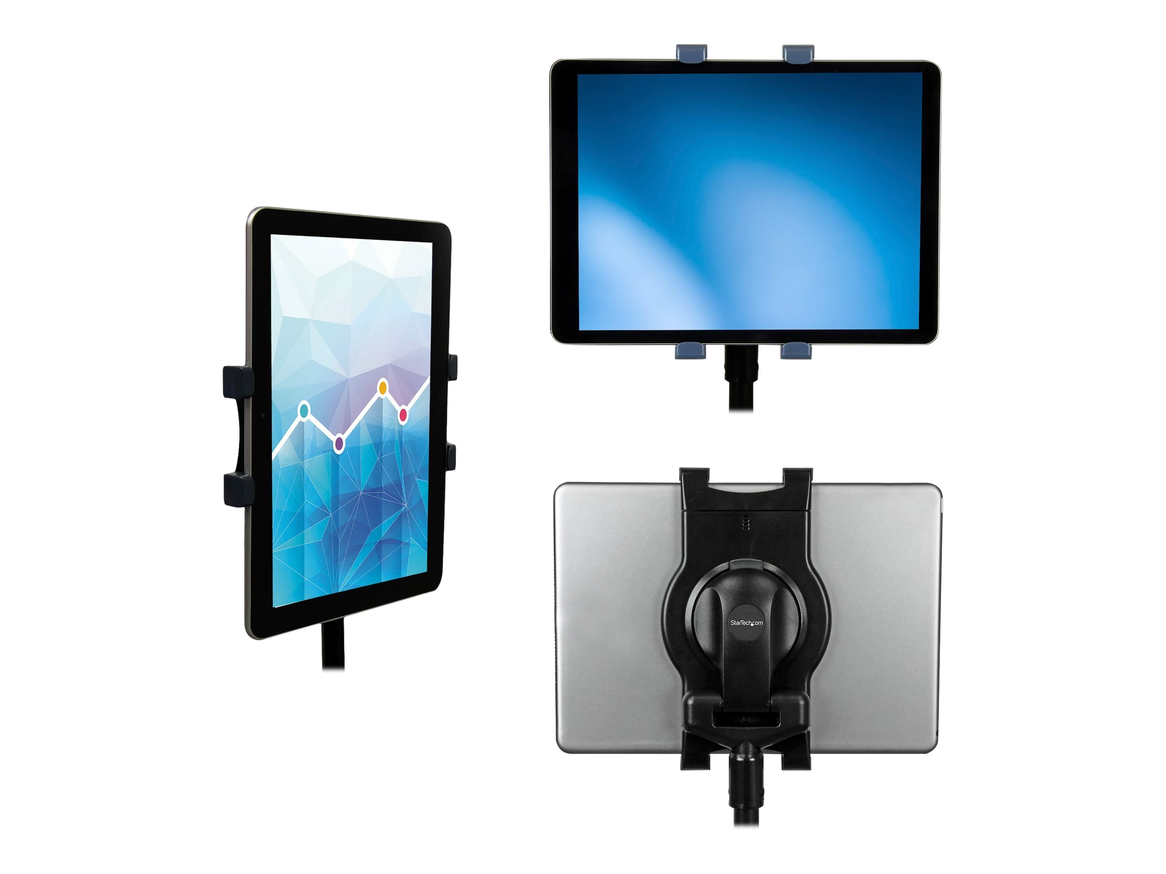 StarTech.com Adjustable Tablet Tripod Stand - Portable Tablet Mount - 6.5 to 7.8 W. Tablets - Carrying Bag Included - Tablet Tripod Mount (STNDTBLT1A5T) Tablet Monteringspakke