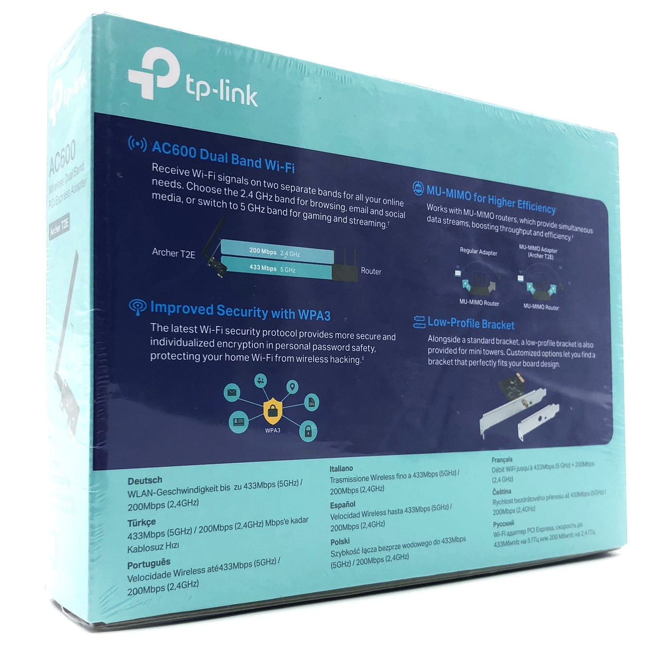 TP-Link Archer T2E V1 Netværksadapter PCI Express 600Mbps