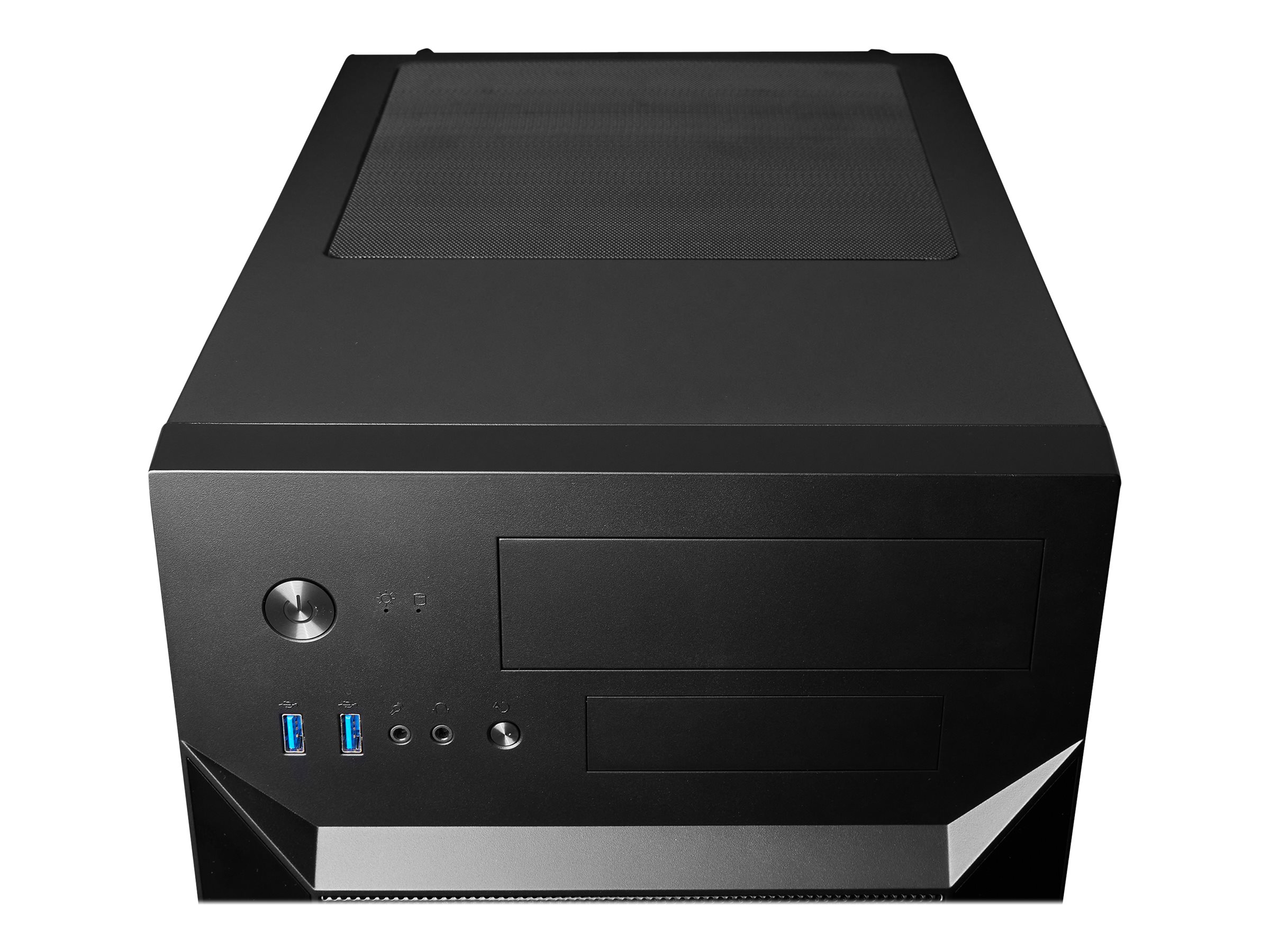 Chieftec Mesh Series CI-02B-OP Tower Micro ATX Strømforsyning Sort