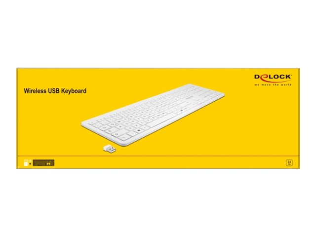 DeLOCK Tastatur Trådløs Tysk