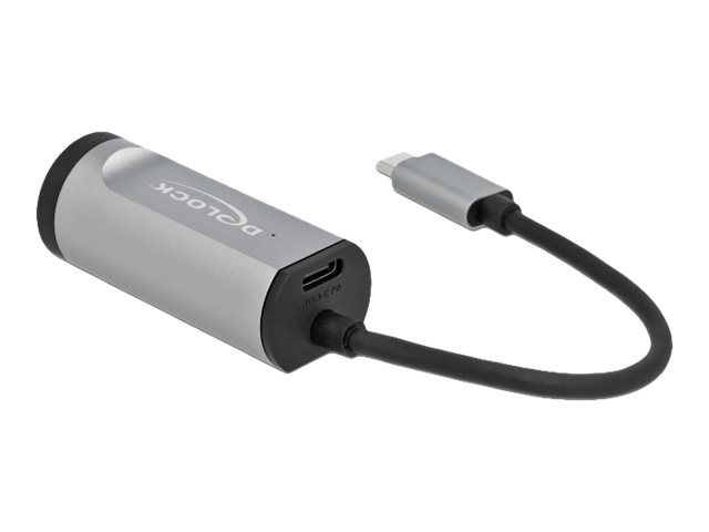 DeLock Netværksadapter USB-C 3.2 Gen 1 / Thunderbolt 3 1Gbps Kabling