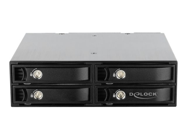 DeLOCK Lagrings mobil rack 2.5 Sort